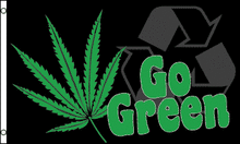 Marijuana, Go Green Flag