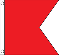 Marine, Bravo Military Flag