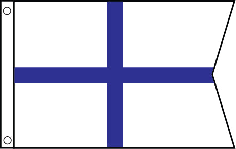 Marine, Cdn Commodore Military Flag