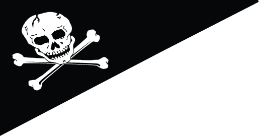 Marine, Pirate Nylon Military Flag