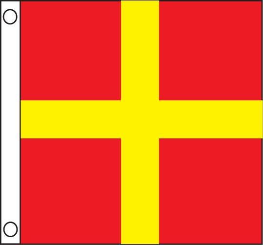 Marine, Romeo Military Flag