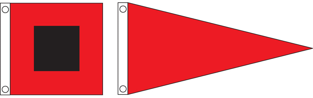 Marine, Storm Warning Set Military Flag