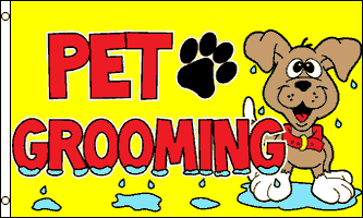 Pet Grooming Flag