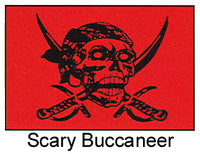 Pirate, Scary Buccaneer Flag