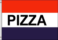 Pizza Nylon Flag