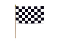 Race, Checkered w/dowel Flag