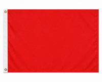 Red nylon Stop nylon Flag