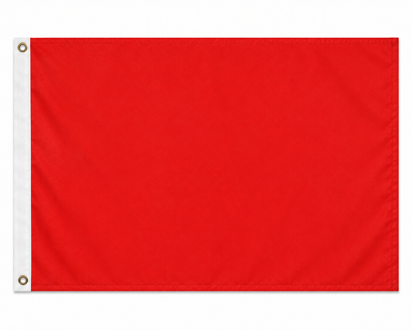 Red nylon Stop nylon Flag