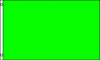 Solid, Neon Green Car Car Flag