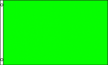 Solid, Neon Green Flag
