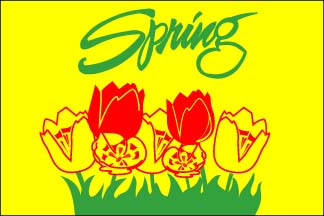 Spring Garden Flag