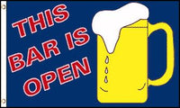 This Bar Is Open Flag