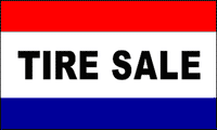 Tire Sale Flag
