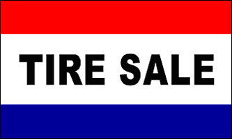 Tire Sale Flag