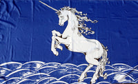 Unicorn Blue Flag