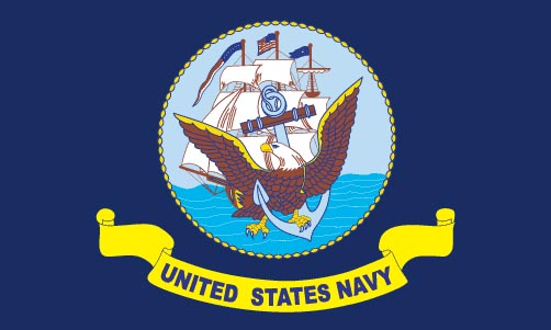 US Navy Car Military Flag
