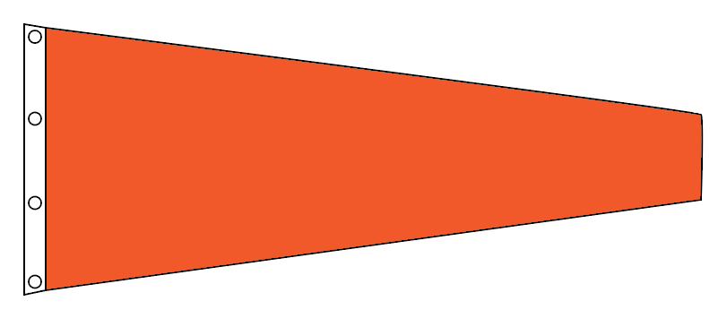 1 Colour Windsock