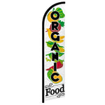 Feather banner, 11.2'x2.5' Organic Food