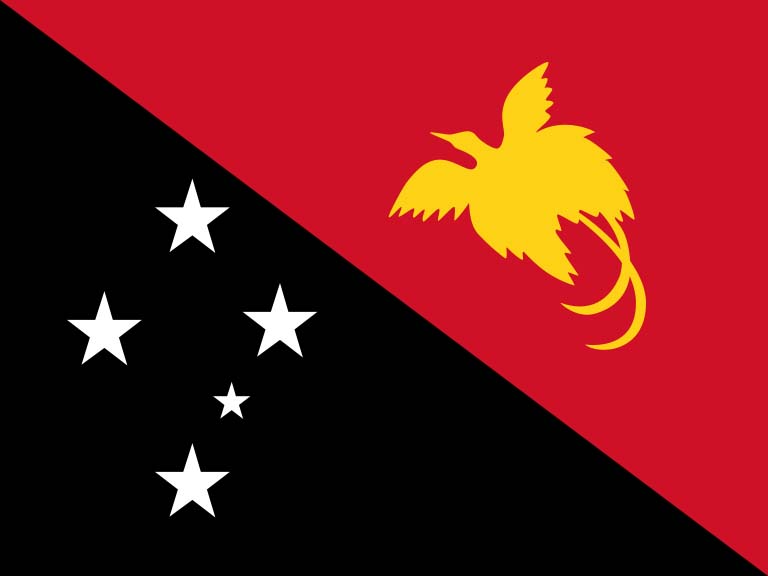 Papau New Guinea Flag