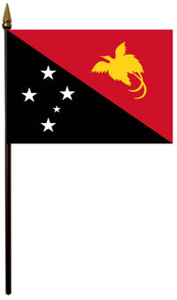 Papau New Guinea Flag - alternate view