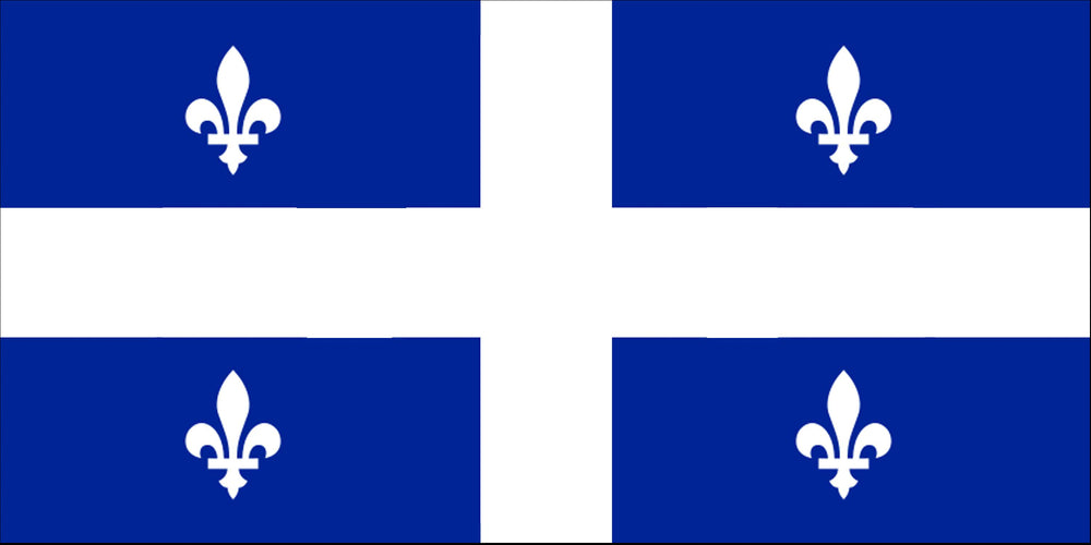Quebec Flags Printed nylon Flag