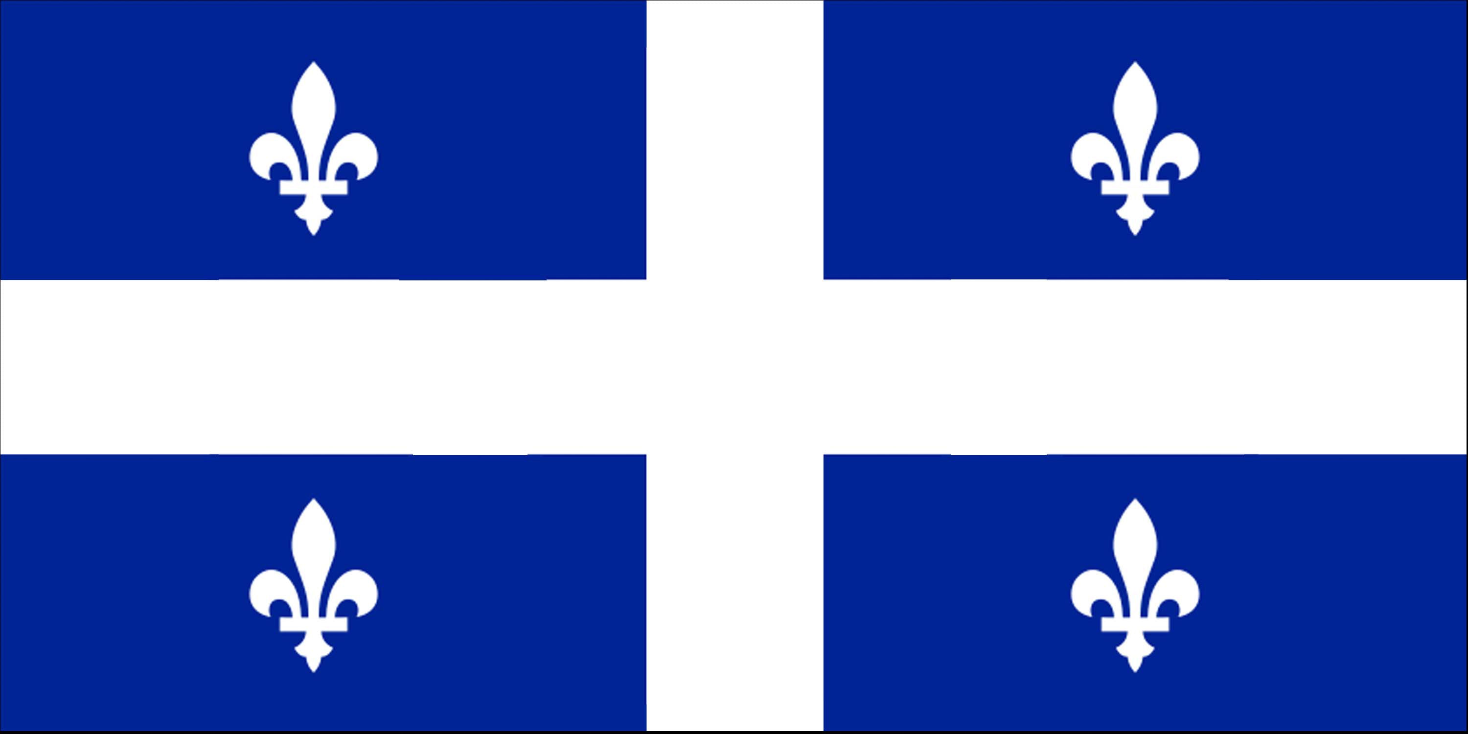 Quebec Flags Printed nylon