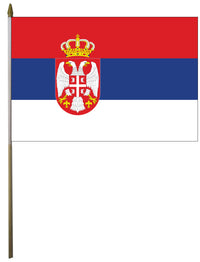 Serbia Flag - detail view