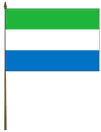 Sierra Leone Flag - detail view