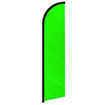 Feather banner, 11.2'x2.5' Solid-Neon Green