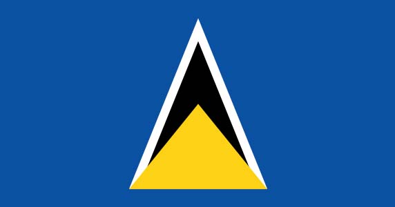 St Lucia Flag