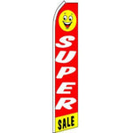 Super Sale, Happy Face Blade Banner 11.5'x2.5'