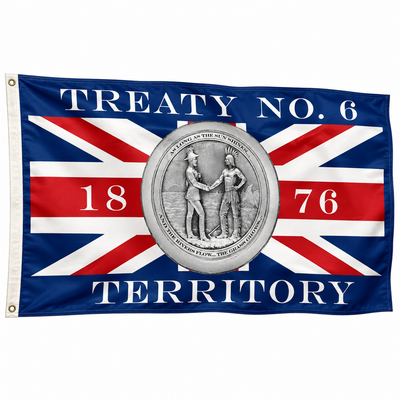 Treaty No. 6 Territory Flag, 3' x 6' Nylon