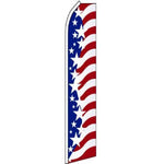 USA, Star Spangled Blade Banner 11.5'x2.5'