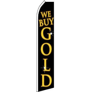 We Buy Gold, Black Blade Banner 11.5'x2.5'