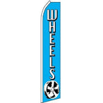 Wheels, Blue Blade Banner 11.5'x2.5'