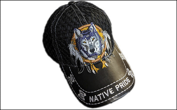 Native wolf Baseball Cap