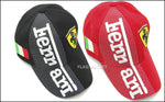 Ferrari Black Baseball Caps