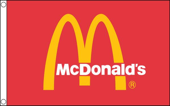 McDonald's 3'x 5' nylon