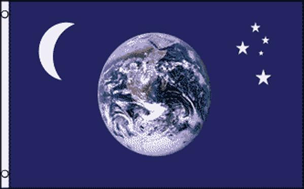 Earth Moon & Stars 36"x 60"