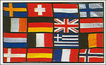 Europe 16 Countries Flags