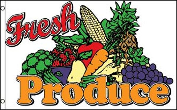 Fresh Produce 36"x 60"