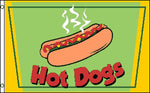 Hot dogs 36"x 60"