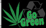Marijuana, Go Green  36"x 60"