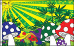 Marijuana, Mushrooms  36"x 60"