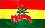 Marijuana  Flag with Words  36"x 60"