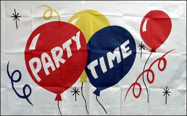 Party Time on Festive Balloons