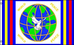 Peace World & Dove  36"x 60"
