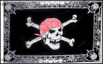 Pirate Flag With Border 36"x 60"