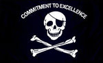 Pirate Commitment to Excellence 36"x 60"