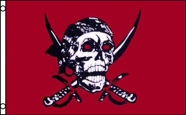 Scary Pirate Buccaneer Flag 36"x 60"